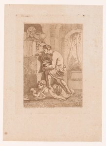 Edouard og guldet af Philibert Louis Debucourt