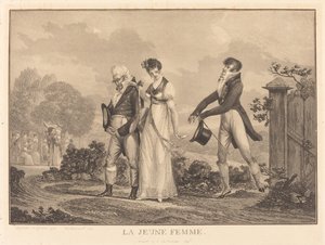 Den unge dame af Philibert Louis Debucourt