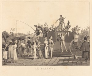 Karnevallet af Philibert Louis Debucourt