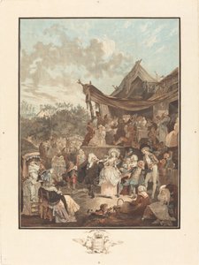 Brudens menuet af Philibert Louis Debucourt