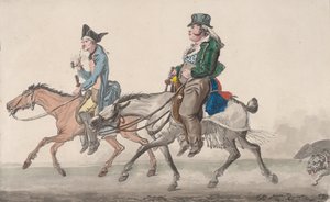 Vejen til Poissy, 1816. af Philibert Louis Debucourt