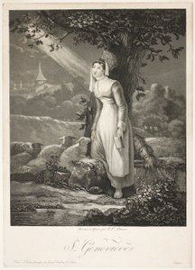 Sankt Genevieve af Philibert Louis Debucourt