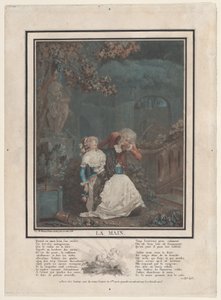 Hånden, 1788. af Philibert Louis Debucourt