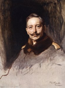 Kaiser Wilhelm II (farve litho) af Philip Alexius de Laszlo