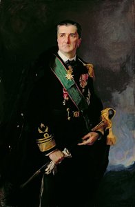 Miklos Horthy de Nagbanya (olie på lærred)