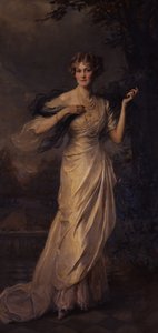 Portræt af Helen, hustru til den 8. hertug af Northumberland af Philip Alexius de Laszlo