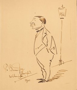 Karikatur af Samuel Bancroft