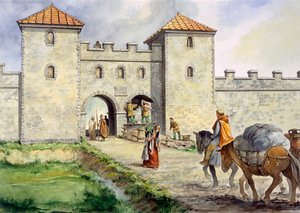 Birdoswald romersk fort, c3. århundrede, c1990-2010