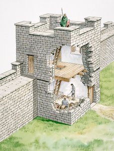 Hadrians mur: Banks East Turret, c2. århundrede, 1990-2010