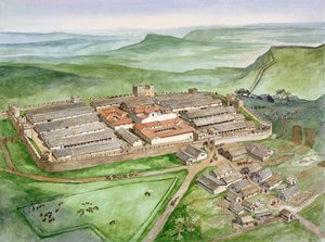 Housesteads Roman Fort, 2. århundrede, c1990-2010