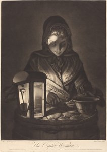 Østerskvinden af Philip Dawe after Henry Robert Morland