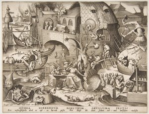 Envy Invidia fra The Seven Deadly Sins, 1558.
