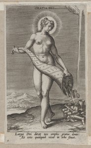 Gratia Dei, fra Prosopographia, ca. 1585-90., ca. 1585-90. af Philip Galle