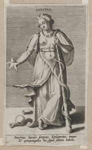 Sanitas, fra Prosopographia, ca. 1585-90., ca. 1585-90. af Philip Galle