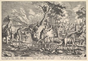 Tidens triumf, 1574. af Philip Galle