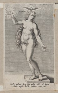 Sandhed, fra Prosopographia, ca. 1585-90, ca. 1585-90. af Philip Galle