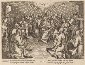 pinse af Philip Galle after Jan van der Straet