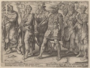 Pythius, Lucullus, Crassus, Sylla, Croesus, Midas (berygtede eksempler på rigdom fra antikken)