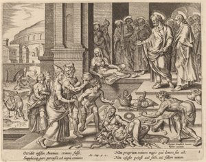 Ananias og Safiras død