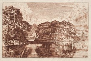 Søen, 1875. af Philip Gilbert Hamerton