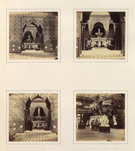 [Alhambra and Court of Lions, View in South Transept], ca. 1859. af Philip Henry Delamotte.