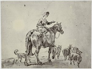 Gilpin, Hyrdinden af Philip Henry Delamotte