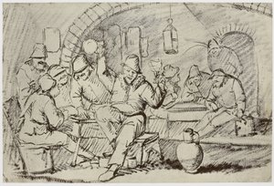 Hemskirk [Van Heemskerck?], Boors Carousing af Philip Henry Delamotte