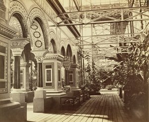 Sydenham: Crystal Palace, indgangen til den byzantinske domstol, 1854