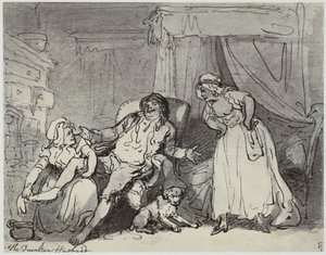 Thomas Rowlandson, Den berusede ægtemand af Philip Henry Delamotte