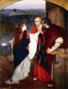 Maria Magdalene giver disciplene nyheder om opstandelsen, 1860