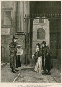 Reduceret tre procent, Bank of England af Philip Hermogenes Calderon