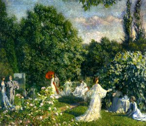 En havefest, ca. 1890-99