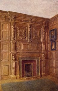 Skorstensstykke og en del af Room at No 4 Coleman Street, 1892