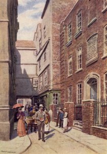 Indgang til Bishopsgate fra Great St Helens, 1890 af Philip Norman