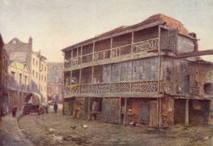Sidste af Kings Head Inn, Southwark, 1884 af Philip Norman