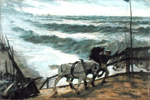 An Approaching Storm (olie på lærred) af Philip Richard Morris