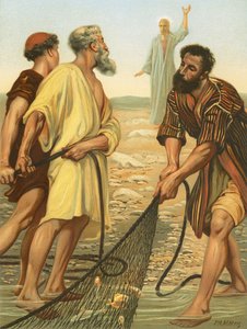 Kristus kalder disciplene af Philip Richard Morris