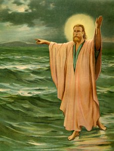 Jesus går på vandet