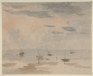 (akvarel på papir) af Philip Wilson Steer