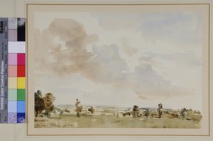 Landskab af Philip Wilson Steer