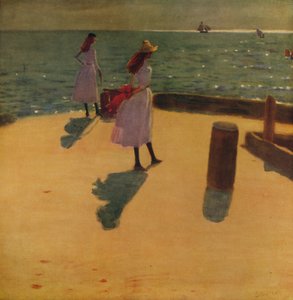 På Walberswick Pier, c1887, c1915 af Philip Wilson Steer