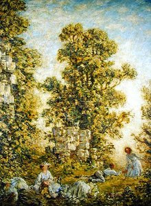 The Picnic, Little Dean (olie på lærred) af Philip Wilson Steer