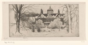 Huis ten Bosch i sneen La Maison du Bois, La Haye (original titel)