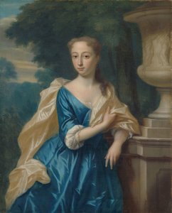 Kong Ludvig XIV (1638-1715) og hoffets jagt i syne af slottet Meudon Maleri fra skolen af Adam Frans Van der Meulen (1632-1690) 1600-tallet søn. 0,77x1,27