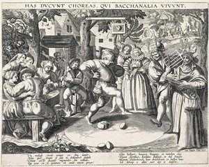 Æggedans, ca. 1580. af Philipp Galle