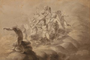 Kærlighedens triumf. 1800 af Philipp Otto Runge
