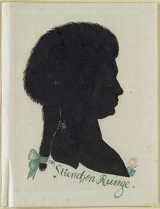Stienchen Runge, 789 (indisk blæk og wc på papir) af Philipp Otto Runge