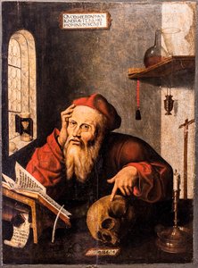 Sankt Hieronymus i sin celle af Philippe Gautard