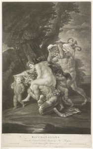 Bacchanten af Philippe Joseph Tassaert