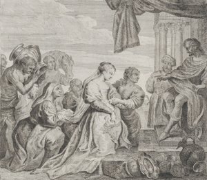 Salomon og dronningen af Saba, 1784.